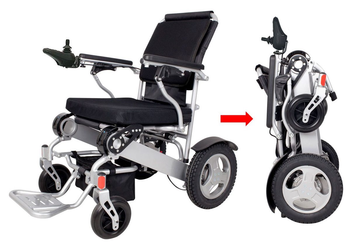 foldable travel electric wheelchair - 3